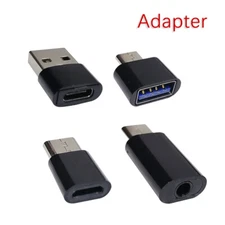 USB Type C Micro USB-C OTG Adapter Male Female Data Converter Connector Cable