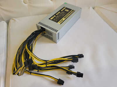 KS 2000W Power Supply 110V-220V mining PC server 100% fully working