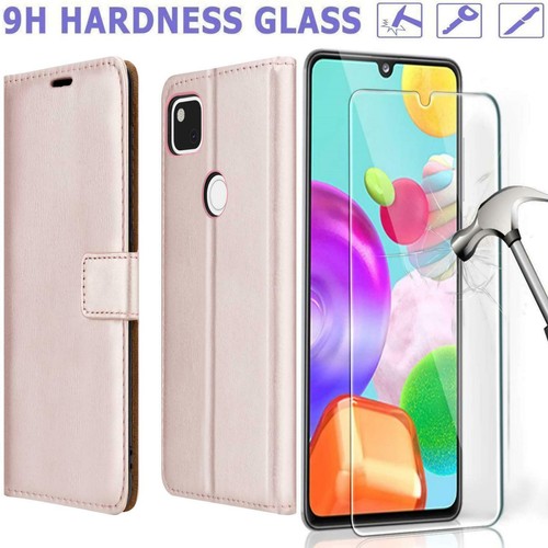 Pour Google Pixel 5 4A 5G Étui Portefeuille ,Cuir Pied Téléphone + Écran Verre - Photo 19 sur 19