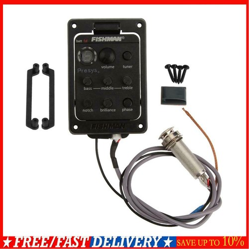 Fishman Presys 101 Aero Gitarre Pickup Preamp Eq Tuner Piezo Entzerrer