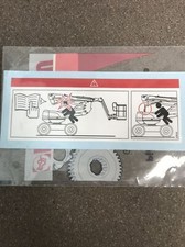 MANITOU BOOM LIFT SAFETY LABLE STICKER DECAL 678424