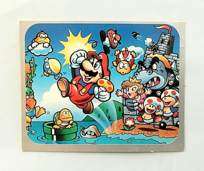 Game Item) Sticker, Famicom, Super Mario, 301, Excellent, Unused