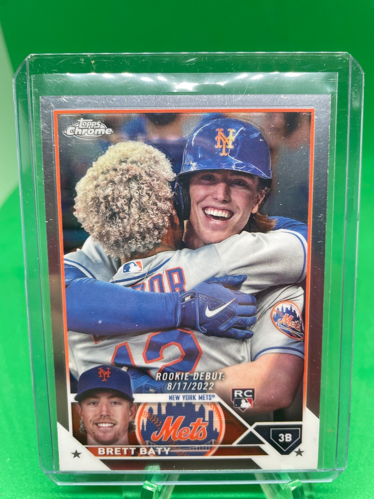 2023 Topps Chrome Update #USC10 Brett Baty RC New York Mets