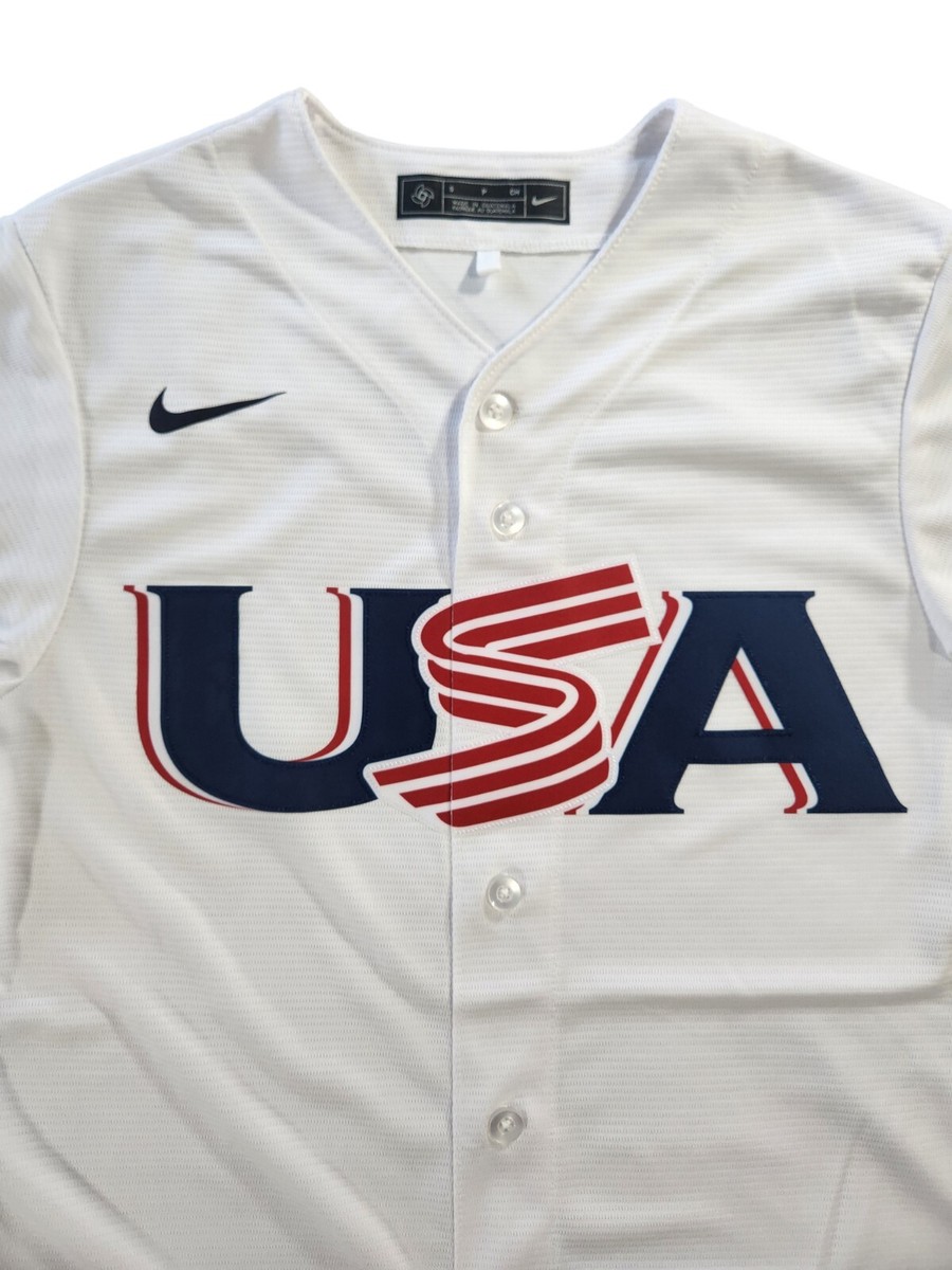 Team USA 2023 WBC Nike Home Replica Blank Jersey Men's S New No