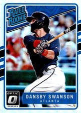 2017 Donruss Optic Dansby Swanson Rated Rookie Holo Prizm #33 - Atlanta Braves 