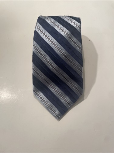 Ike Behar Men's Multicolor 100% Silk Striped Tie Necktie Handmade In USA - Picture 2 of 8
