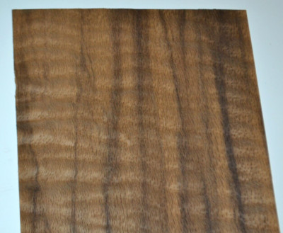 Fumed Curly Beech Raw Wood Veneer Sheet 6.5 x 31 inches 1/42nd thick    N5941-30