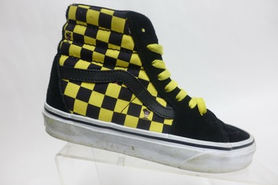 yellow vans high tops womens