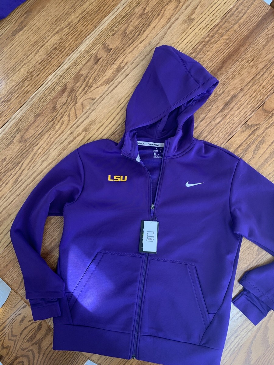 lsu dri fit hoodie