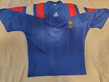 Vintage Adidas France 1992-1994 National Team Soccer Jersey Size XL 90s Euros