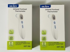 2 Sejoy Medical Infrared Forehead Non-Touch Digital Thermometer Adult Children