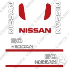 Fits Nissan 60 Decal Kit Forklift - 7 YEAR OUTDOOR 3M VINYL!