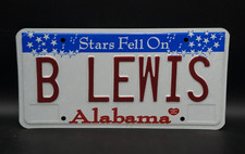 ALABAMA Vanity License Plate - B LEWIS