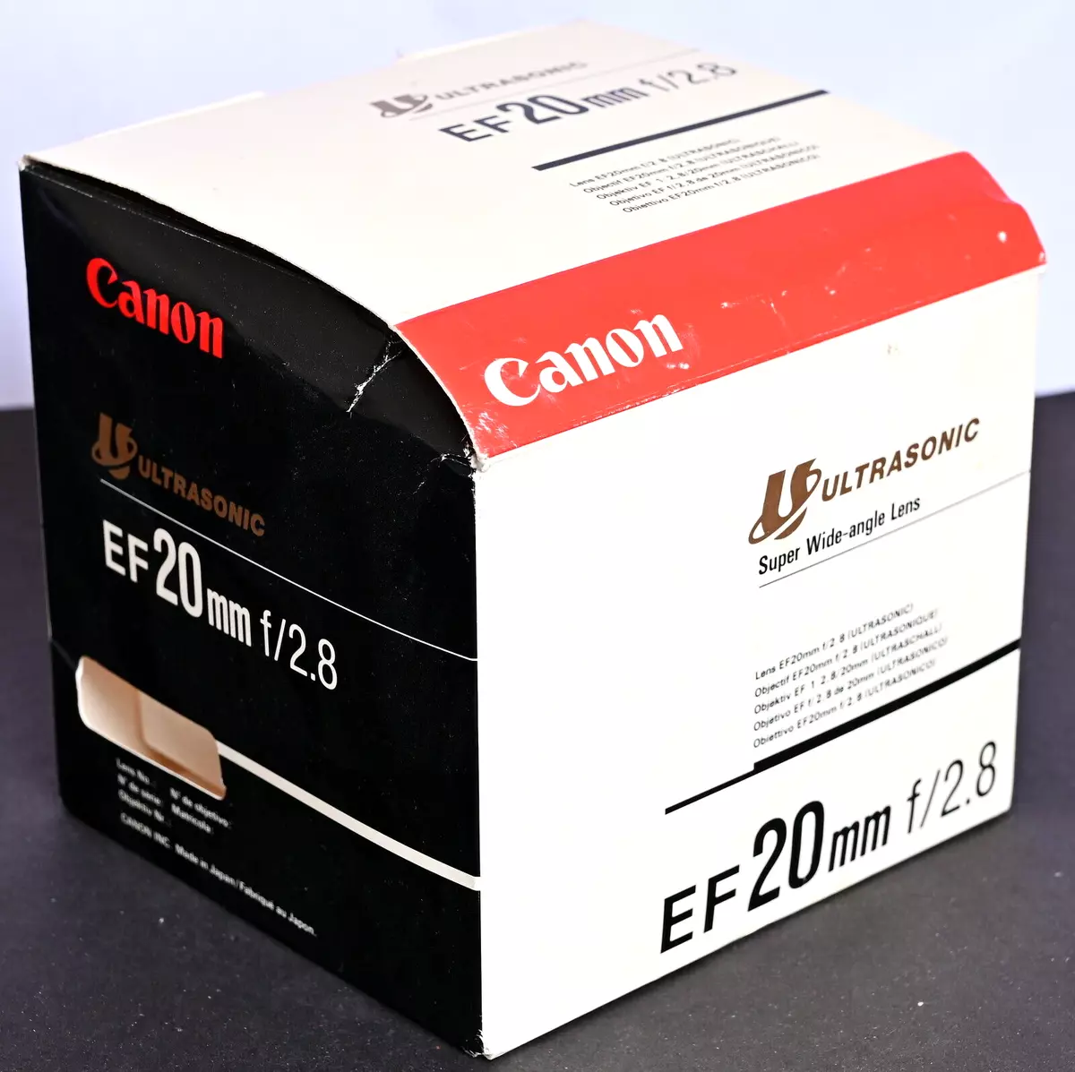 Empty Box for Canon EF 20mm f/2.8 USM Lens - Used | eBay