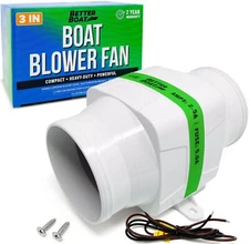 Boat Blower Fan Inline 12v Blower Fan High CFM Marine Engine Boat Bilge Blower