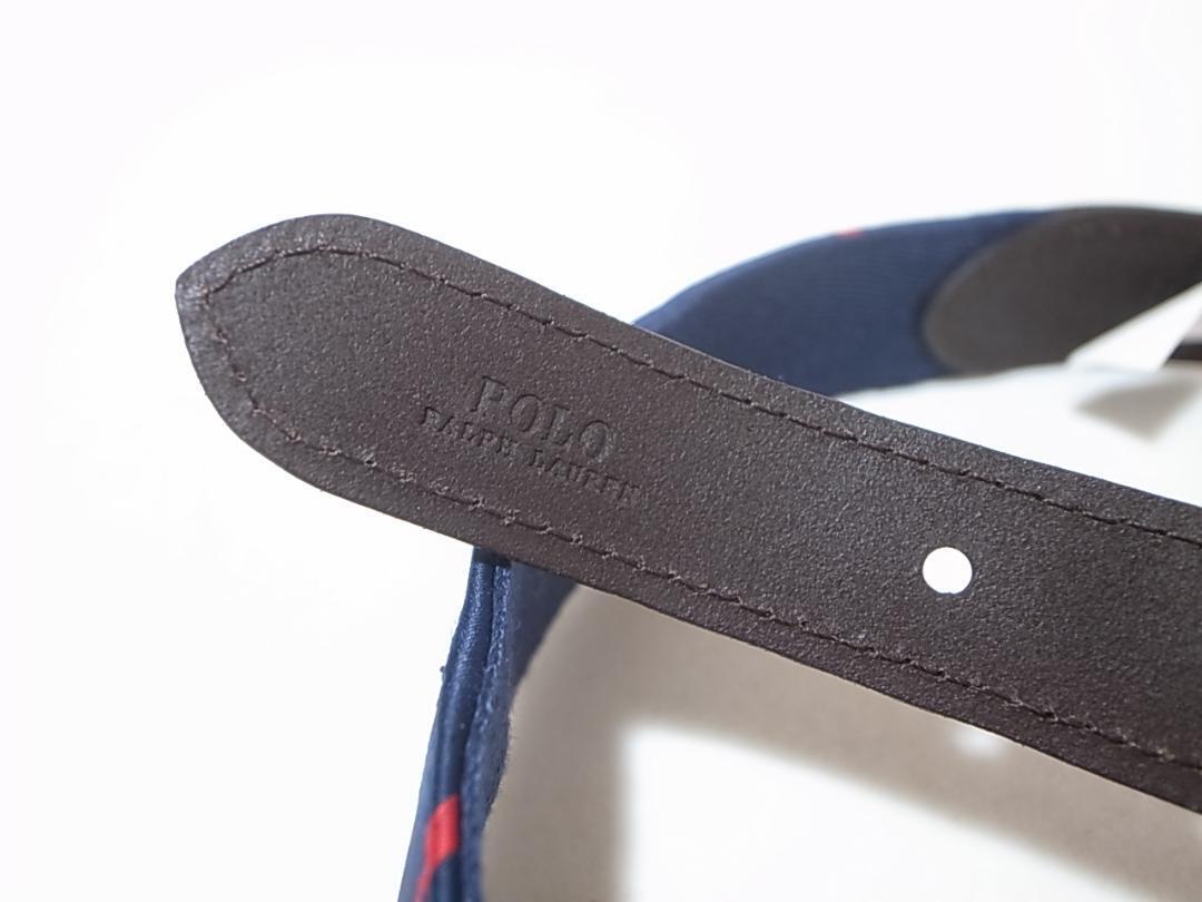 新品　ポロベア　ベルト　96cm Polo Bear Ralph Lauren Belt Navy Blue 40 Polo Bear Limited