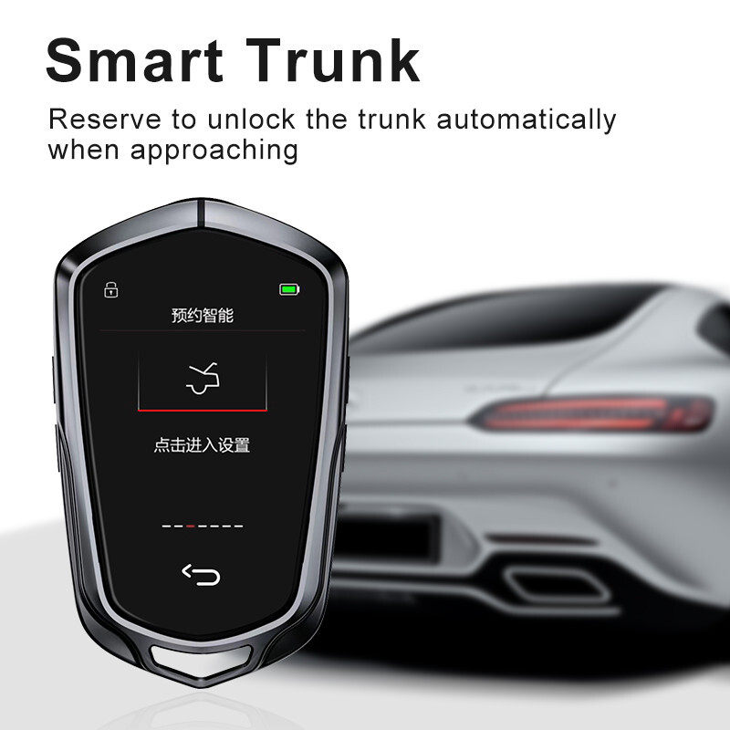 Touch Screen Smart LCD Remote Key Fob for All Car Models with Engine