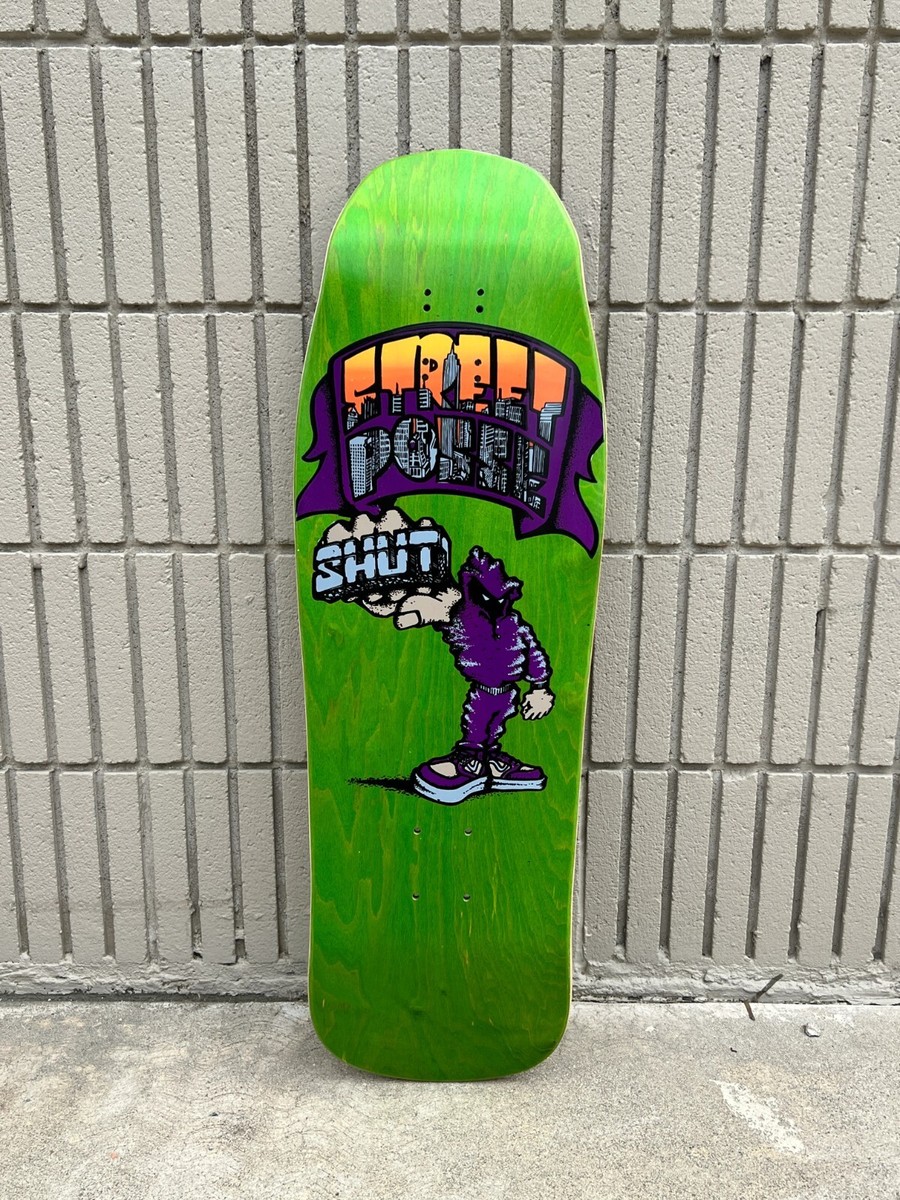 Super Rare Classic SHUT Street Posse Skateboard Deck 1988 Reissue