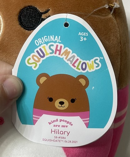 Squishmallow 8" Inch Hilary Kind People Bear Soft Sensory Plush NWT - Picture 8 of 14