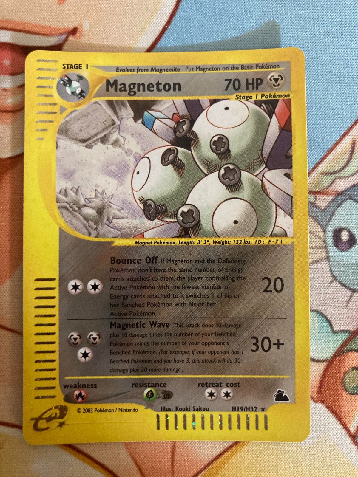 Pokemon TCG Magneton H19/H32 Holo Foil Skyridge NM