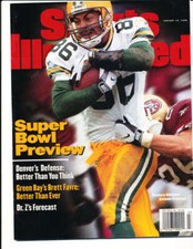 Antonio Freeman Packers 1/19/1998 Sports Illustrated no label newsstand nm b6.22