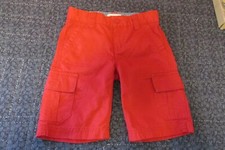Levi's Boy's Cargo Shorts Size 4 Regular Color Red Adjustable Waistband