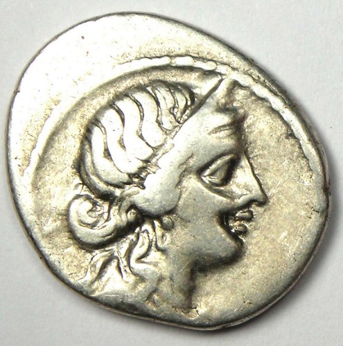 Julius Caesar AR Denarius Silver Venus Coin 48 BC - VF (Very Fine) - Picture 3 of 4