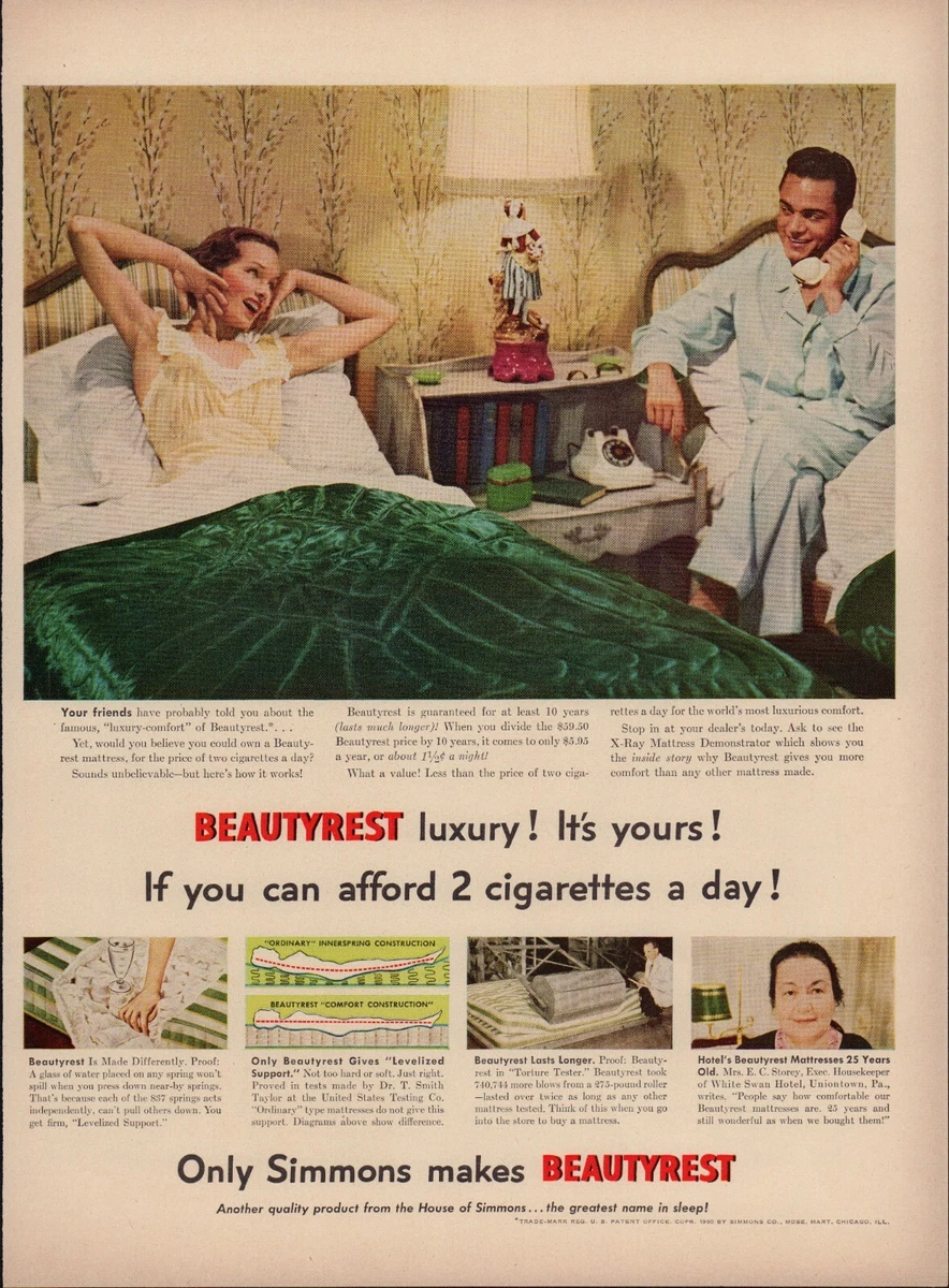 Simmons beautyrest innerspring mattress deals