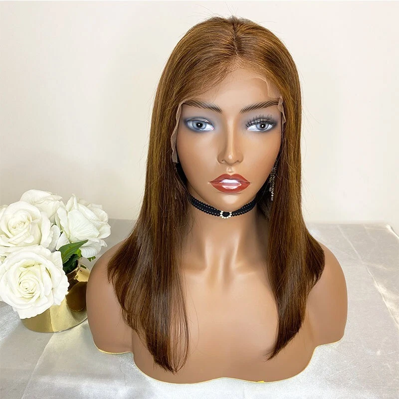 Straight Bob Silky Long 4 Color 13 6 T Lace Front Human Hair Wigs