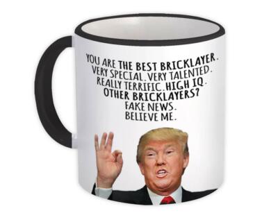 Gift Mug : BRICKLAYER Funny Trump Best Birthday Christmas Jobs