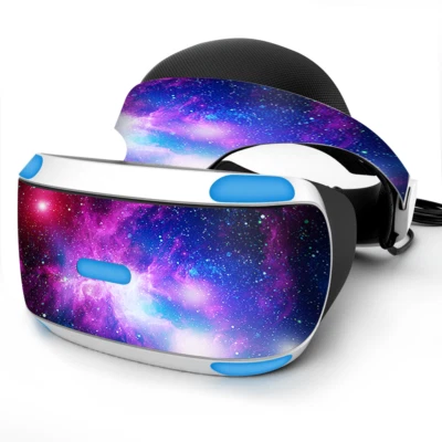 ITSASKIN Skin Wrap for Sony Playstation PSVR Headset stars galaxy red blue purple gasses