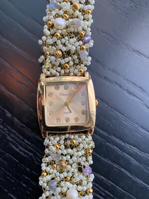 Rebecca Klein beautiful semi precious stones woven strap watches