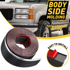 Car Trim Strip Self-adhesive Automotive Side Body Moulding Decor Trim 2.5x118 In Car Trim Strip Self-adhesive Automotive Side Body Moulding Decor Trim 2.5x118 In