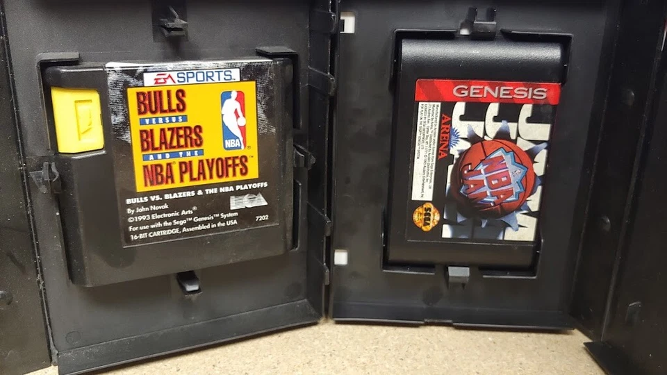 NBA Jam + Bulls versus Blazers NBA - Sega Genesis Working Tested - 2 Game Lot - Image 2 of 2