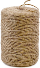 800 Ft Natural Jute Twine String Thin Ribbon Hemp Twine for Craft Plant Gift Wra