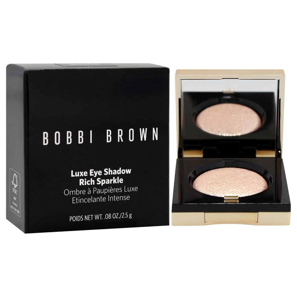Bobbi Brown Luxe Eye Shadow Rich Sparkle MOONSTONE 0.08 Oz 2.5 g Full Size NIB - Image 2 of 3