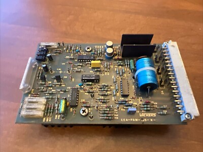  Vickers EEA-PAM-126-*- Amplifier Circuit Board Card, Used, Free Ship 