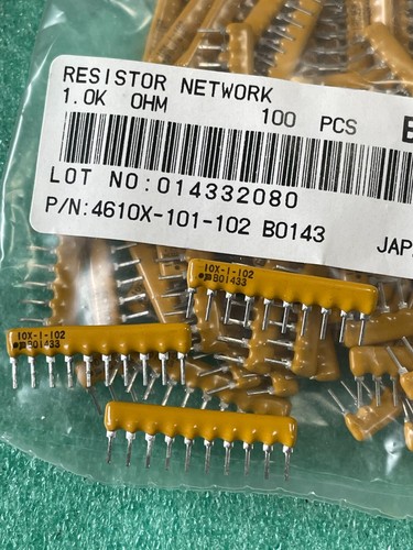 10x 4610X-101-102 1K 2% Widerstand Netzwerke & Arrays 10pins 1Kohm - Bild 1 von 5