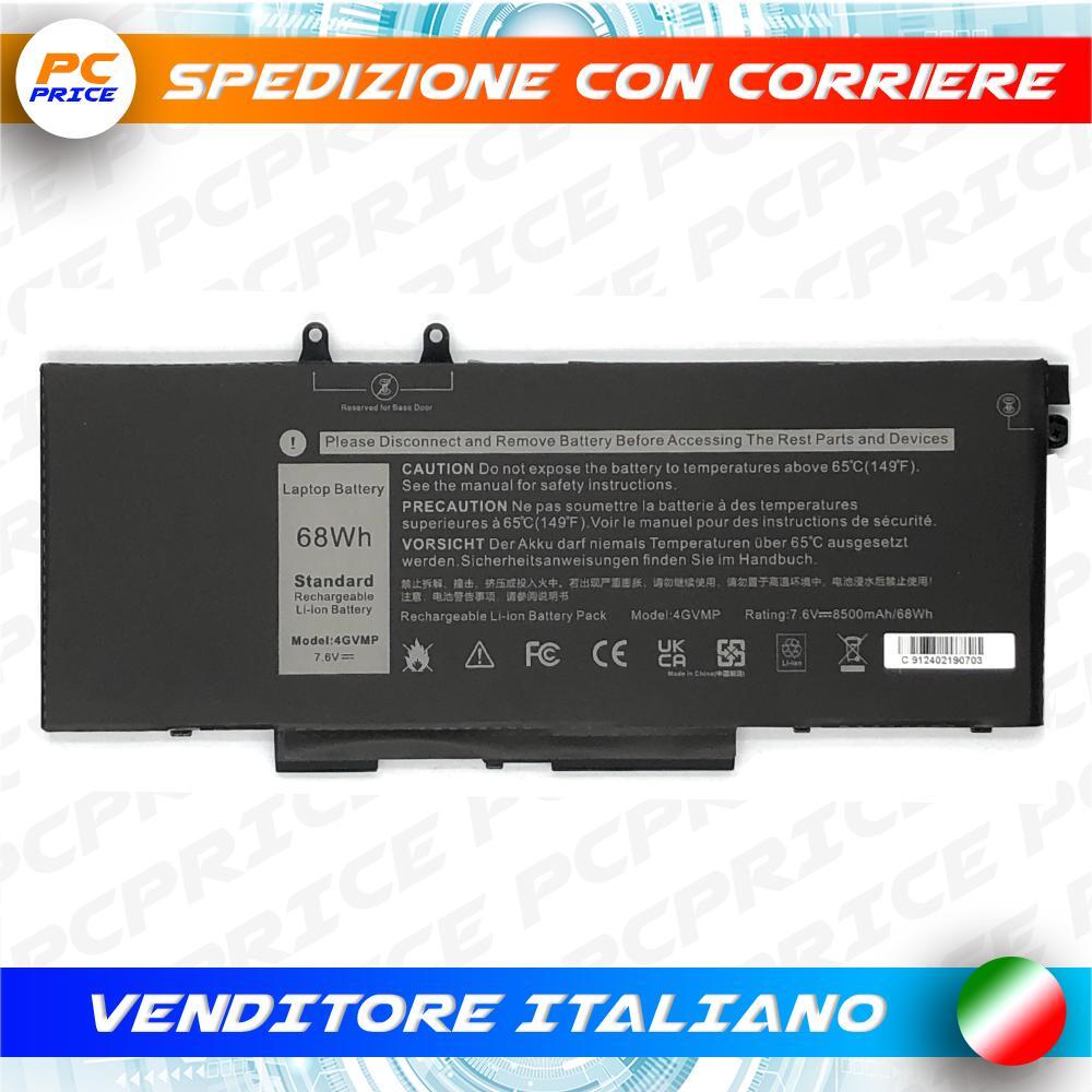 BATTERIA per DELL 451-BCIP 4GVMP 5H46R 9JRYT C5GV2 CY2HD G2NPM MCV1G 09JRYT