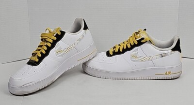 Nike Men’s Black & Yellow Athletic Runners with White Swoosh Nike Flyknit Trainer Men main image 3