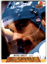 2020-21 Upper Deck UD Canvas Retired Stars Michel Goulet #C251 Quebec Nordiques