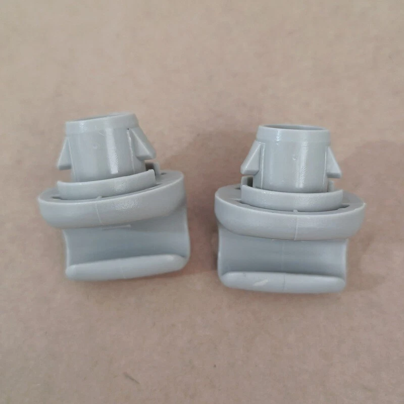 Nuevo clip de soporte para parasol gris de 2 piezas para Nissan Kicks LEAF 964091KA0A Foto 3 de 3