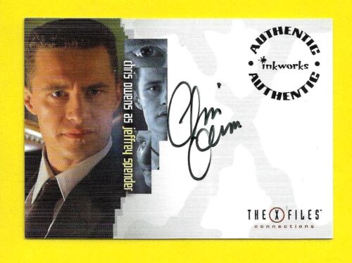 2005 Inkworks The X-Files Connections Autografo A-5 Chris Owens Jeffrey Spender - Foto 1 di 3