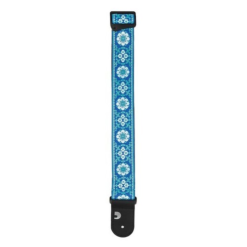 Correa de guitarra tejida azul/blanca D'Addario Peace & Love - Imagen 3 de 3