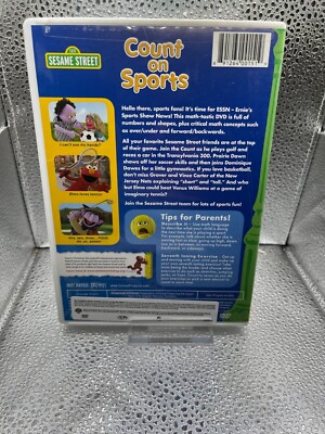Sesame Street - Count on Sports (DVD, 2008) Making Math Fun