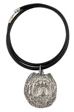 Chow Chow - Necklace with dog, silver-plated pendant for dog fan, unique jewelry
