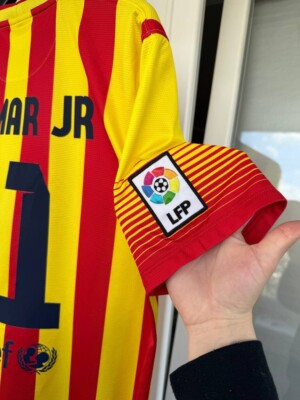 FC Barcelona 2013-14 Nike Away Neymar Jr Football Jersey Size L | eBay
