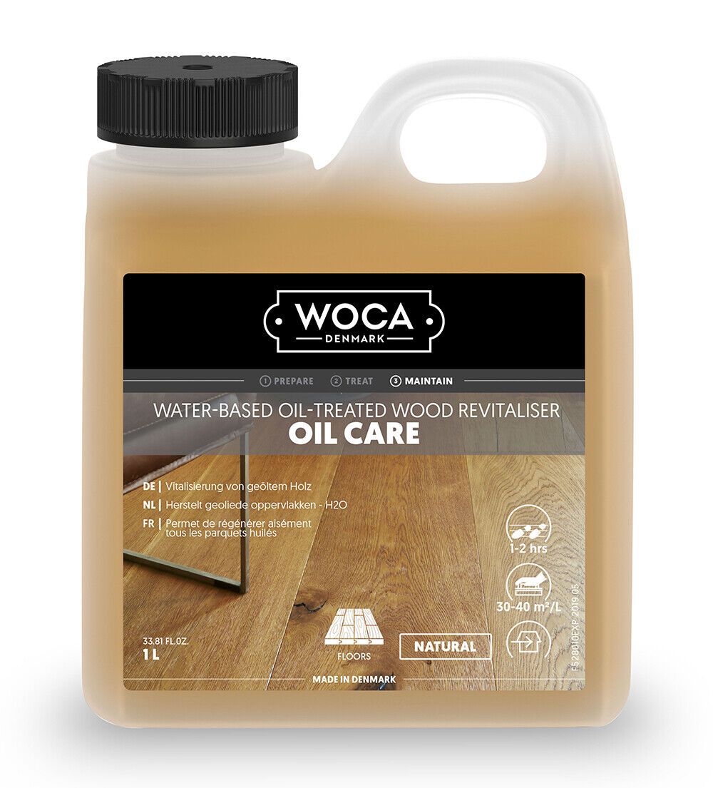 WOCA Oil Care, Oil Care, Wooden Floor, Wood Finish * NATURAL * 1