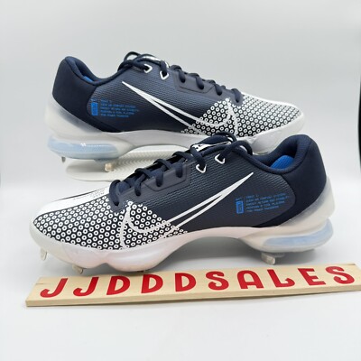Nike Force Zoom Trout 7 Pro Metal Baseball Cleats Navy 