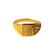 22K/18K Real Certified Yellow Gold Stunning Design Kids Ring